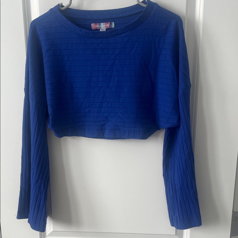 Urban Outfitters Cropped Long Sleeve Top